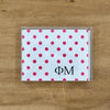 Phi Mu Mixed Greek Note Cards