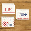 Pi Beta Phi Mixed Greek Note Cards