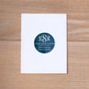 Moody Garden Personal Sticker shown in Night & White