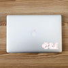 Phi Mu Vinyl Blush Sorority Decal