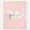 Phi Mu Marble & Blush Sorority Blanket