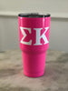 White Greek Letter Vinyl Decals
