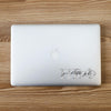 Pi Beta Phi Clear Marble & Script Die Cut Sticker