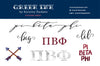 Pi Beta Phi Sticker Set