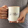 Marble & Black Sorority Mug