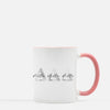 Delta Delta Delta Marble & Blush Sorority Mug