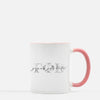 Gamma Phi Beta Marble & Blush Sorority Mug