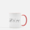 Zeta Tau Alpha Marble & Blush Sorority Mug