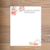 Geometric Bouquet social resume letterhead without formatting