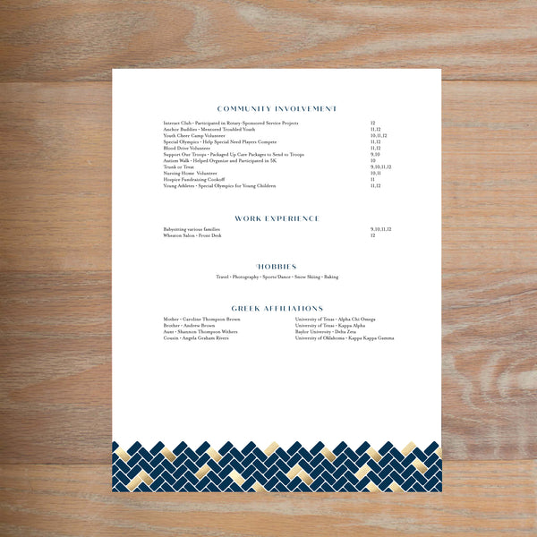 Golden Herringbone letterhead version 2
