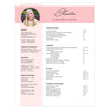 Blossom Multi-page resume (1st page) template