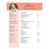Coral Multi-page resume (1st page) template