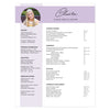 Plum Multi-page resume (1st page) template