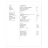 Grape Multi-page resume (2nd page) template