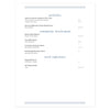 Multi-page resume (2nd page) template