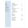 Bluebell Multi-page resume (2nd page) template