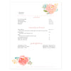 Multi-page resume (2nd page) template