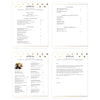 Golden Dots Microsoft Word Resume Templates