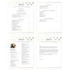 Golden Dots Pages for Mac Resume Templates