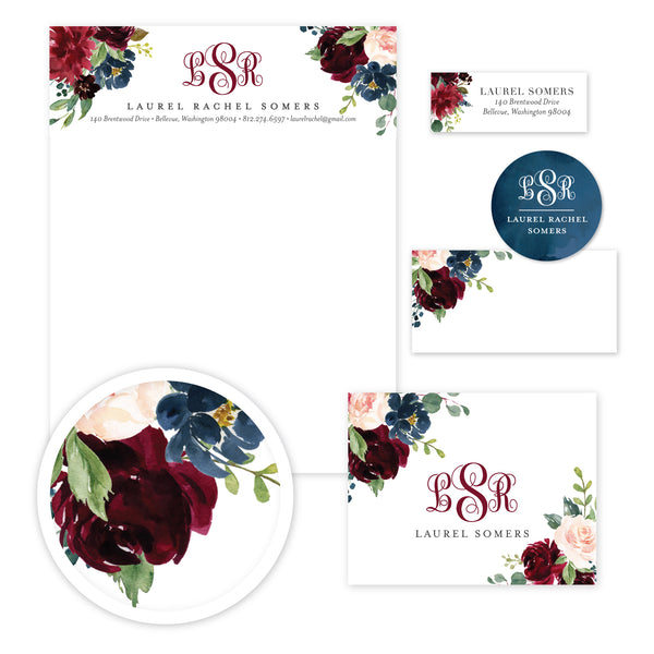 Moody Garden Stationery Set - Large