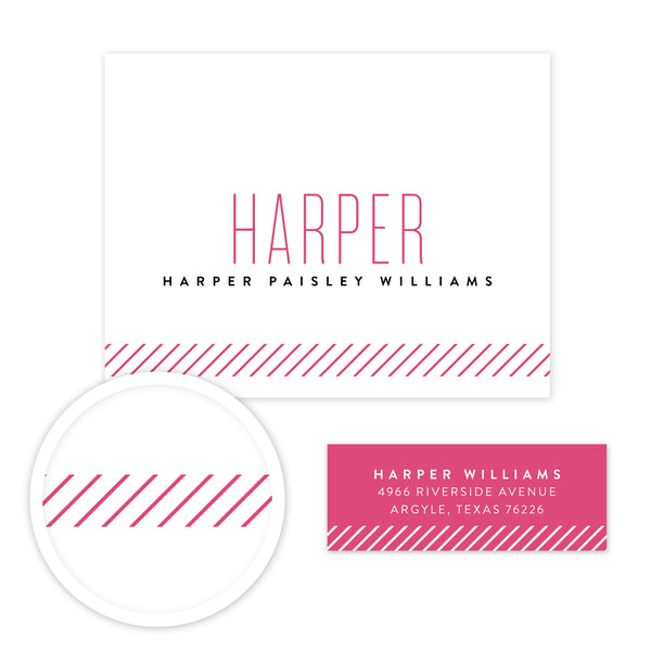 Big Name Stationery Set - Small