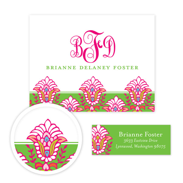 Bright Garden Stationery Set - Small