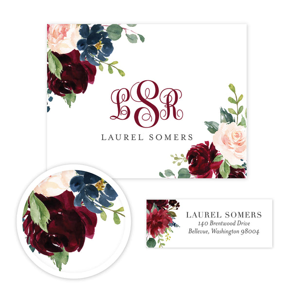 Moody Garden Stationery Set - Small