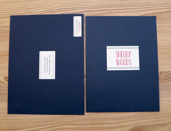 Left Night Presentation Envelope | Right Night Pocket Folder
