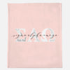 Sigma Alpha Omega Marble & Blush Sorority Blanket