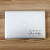 Sigma Kappa Clear Marble & Script Die Cut Sticker