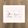 Sigma Kappa Marble & Blush Sorority Art Print