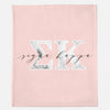 Sigma Kappa Marble & Blush Sorority Blanket