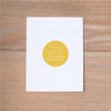 Simply Modern Initial Personal Sticker shown in Mustard