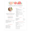 Single-page resume template
