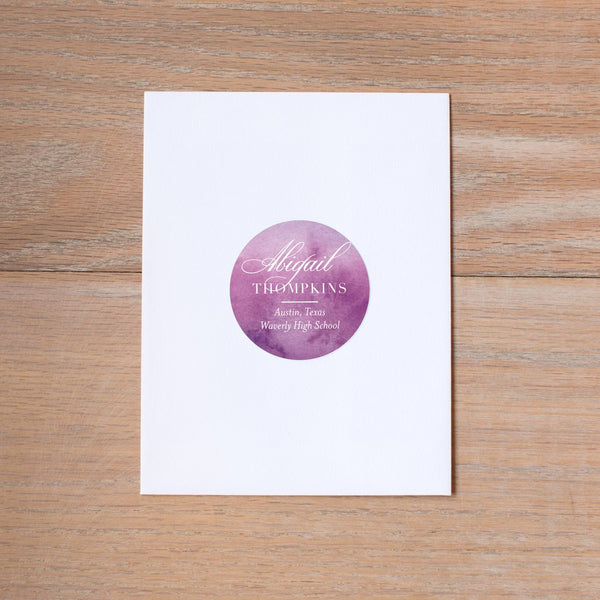 Soft Succulents Personal Sticker shown in Peony & White