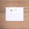 Sweet Horseshoe Return (Home) Address Label shown in Pool
