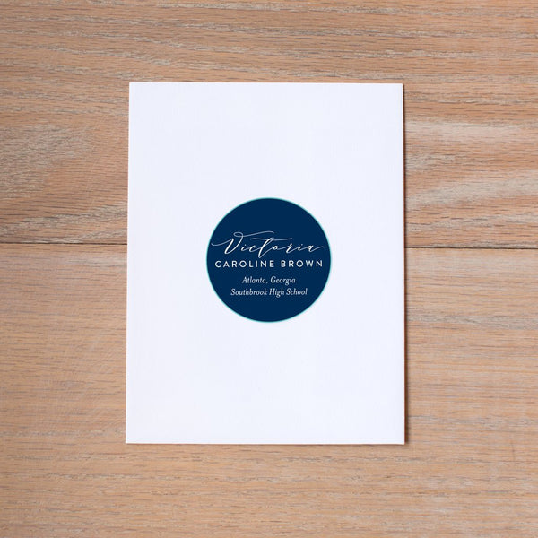 Tile Border Personal Sticker shown in Night & White
