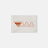 Delta Delta Delta Blush Retro Stripes Greek Letter Flag