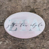 Zeta Tau Alpha Marble & Blush Greek Buttons