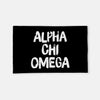 Alpha Chi Omega Black Horizontal Sorority Flag
