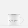 Delta Zeta Metal Sorority Camp Mug