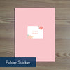 Peony Garden folder sticker