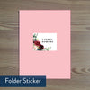 Moody Garden folder sticker