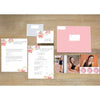 Geometric Bouquet sorority packet shown with Blossom presentation envelope