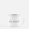 Kappa Alpha Theta Metal Sorority Camp Mug
