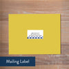Citrus Garden mailing label