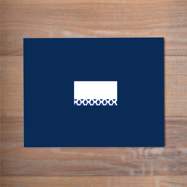 Deco Band mailing label shown on Night presentation envelope (available as an add-on to your purchase)