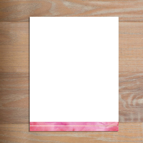 Modern Watercolor letterhead version 3
