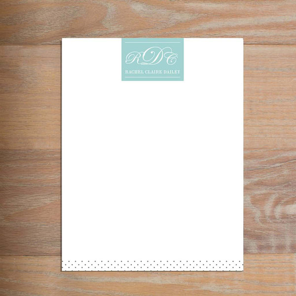 Monogram Block letterhead version 2