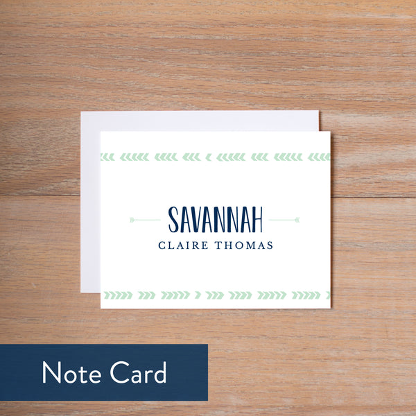 Boho Chic note card